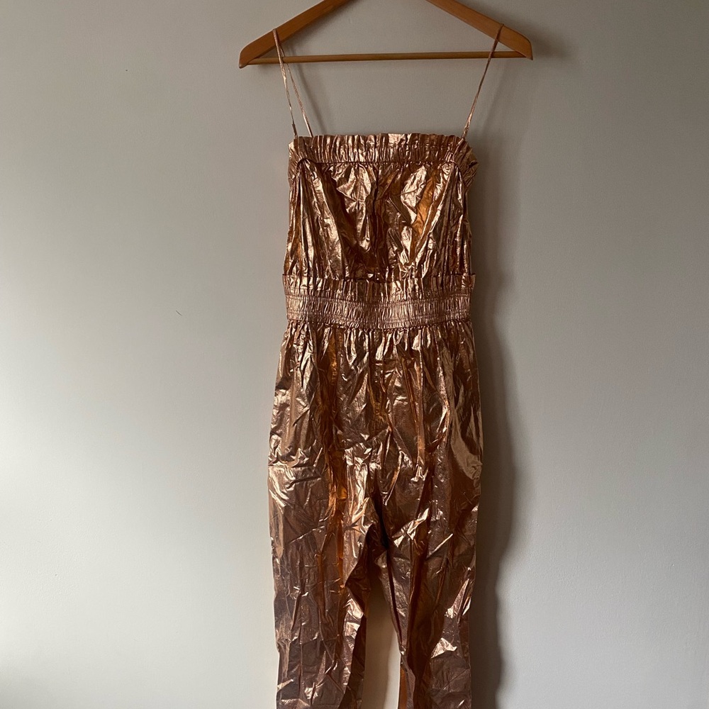 Isabel Marant Shimmering Copper Jumpsuit